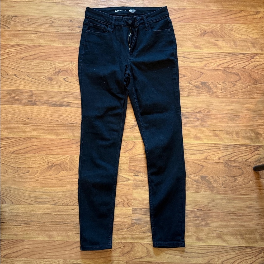 Old Navy Midnight Black Super Skinny Jeans